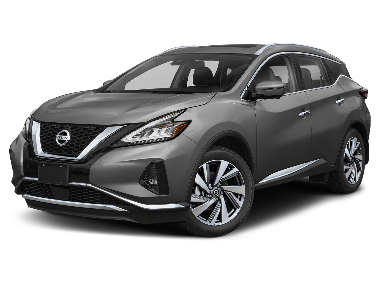 2020 Nissan Murano Platinum in Gun Metallic — front three-quarter view