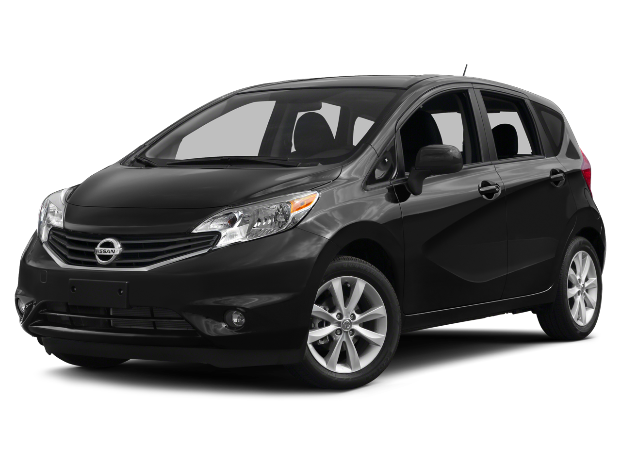 2015 Nissan Versa Note S Plus in Blue Metallic — front three-quarter view