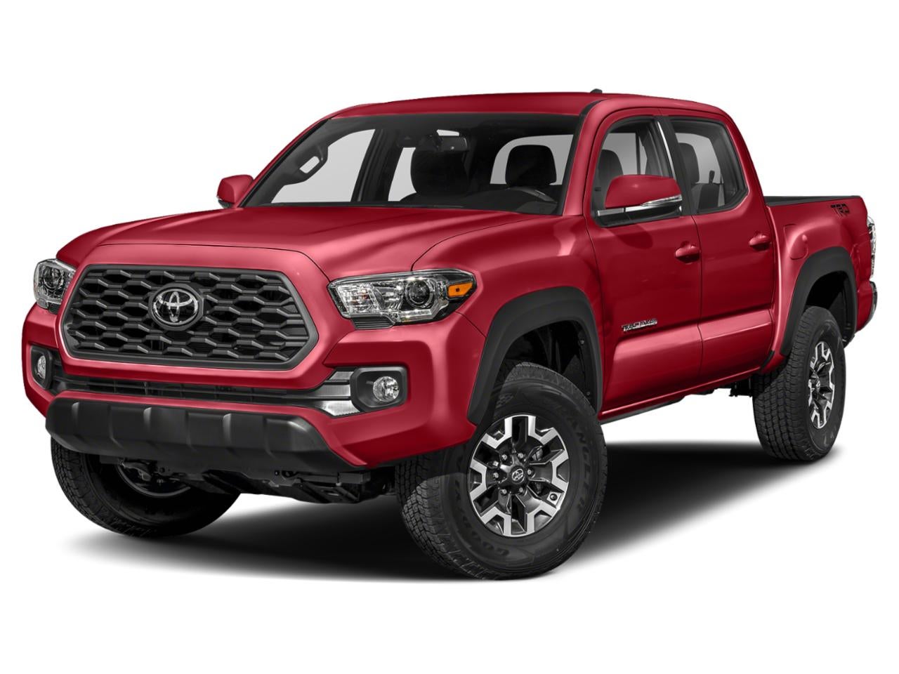 2023 Toyota Tacoma 4WD 4WD TRD Off Road Double Cab 5' Bed V6 AT (Natl) in Barcelona Red Metallic — front three-quarter view