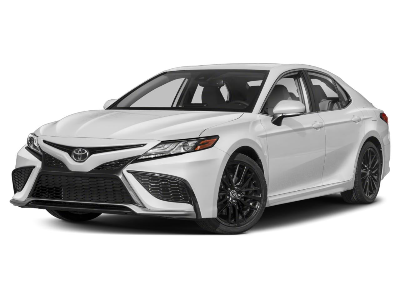 2024 Toyota Camry XSE Auto (Natl) in Blue — front three-quarter view