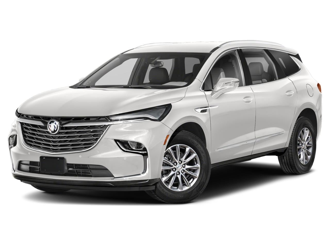 2023 Buick Enclave Premium FWD in Summit White — front three-quarter view