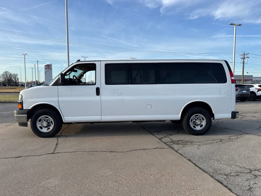 2024 Chevrolet Express Passenger 3500 — rear three-quarter view