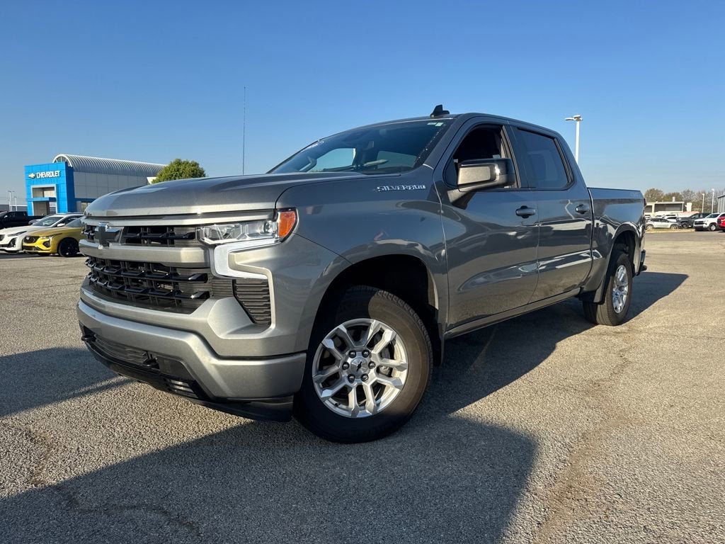 2026 Chevrolet Silverado 1500 RST in Sterling Gray Metallic — front three-quarter view