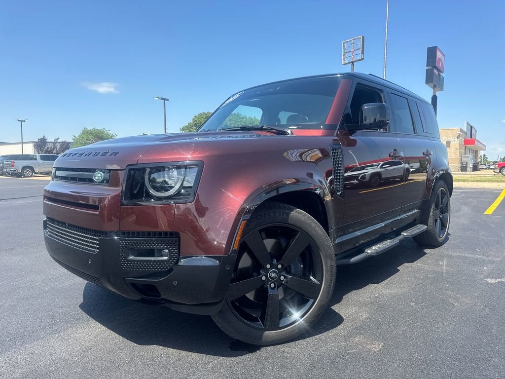 2025 Land Rover Defender Sedona Red Edition in Other — front three-quarter view