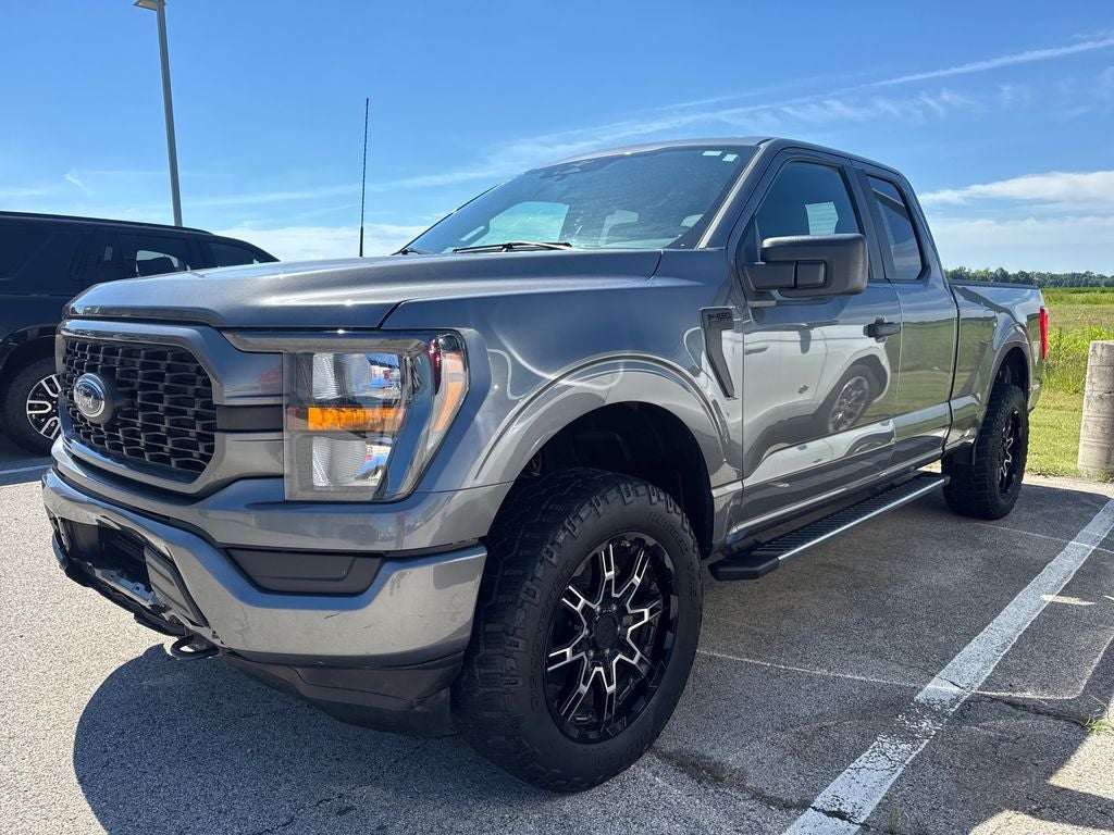2023 Ford F-150 XL in Gray Metallic — front three-quarter view